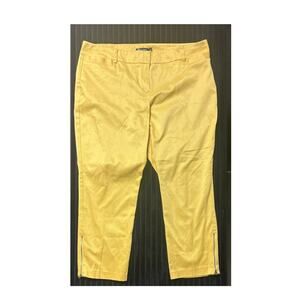 7th Avenue New York & Company Women’s Pants Size 16 Bright Yellow